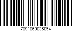 Código de barras (EAN, GTIN, SKU, ISBN): '7891060835854'