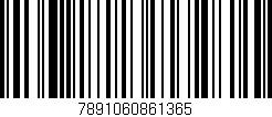 Código de barras (EAN, GTIN, SKU, ISBN): '7891060861365'