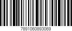 Código de barras (EAN, GTIN, SKU, ISBN): '7891060893069'