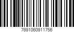 Código de barras (EAN, GTIN, SKU, ISBN): '7891060911756'