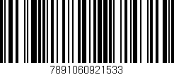 Código de barras (EAN, GTIN, SKU, ISBN): '7891060921533'