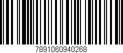 Código de barras (EAN, GTIN, SKU, ISBN): '7891060940268'