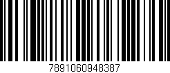 Código de barras (EAN, GTIN, SKU, ISBN): '7891060948387'