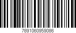 Código de barras (EAN, GTIN, SKU, ISBN): '7891060959086'