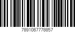 Código de barras (EAN, GTIN, SKU, ISBN): '7891067778857'