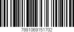 Código de barras (EAN, GTIN, SKU, ISBN): '7891069151702'