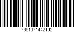 Código de barras (EAN, GTIN, SKU, ISBN): '7891071442102'