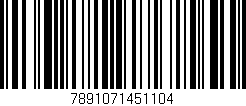 Código de barras (EAN, GTIN, SKU, ISBN): '7891071451104'