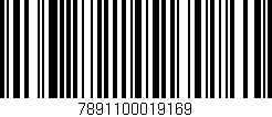 Código de barras (EAN, GTIN, SKU, ISBN): '7891100019169'