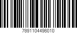 Código de barras (EAN, GTIN, SKU, ISBN): '7891104496010'