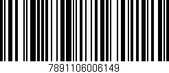 Código de barras (EAN, GTIN, SKU, ISBN): '7891106006149'