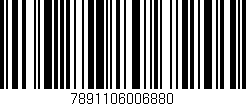 Código de barras (EAN, GTIN, SKU, ISBN): '7891106006880'
