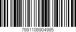 Código de barras (EAN, GTIN, SKU, ISBN): '7891106904995'