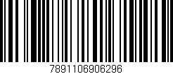 Código de barras (EAN, GTIN, SKU, ISBN): '7891106906296'