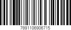 Código de barras (EAN, GTIN, SKU, ISBN): '7891106906715'