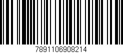 Código de barras (EAN, GTIN, SKU, ISBN): '7891106908214'