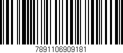 Código de barras (EAN, GTIN, SKU, ISBN): '7891106909181'