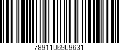 Código de barras (EAN, GTIN, SKU, ISBN): '7891106909631'