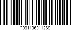 Código de barras (EAN, GTIN, SKU, ISBN): '7891106911269'