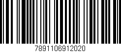 Código de barras (EAN, GTIN, SKU, ISBN): '7891106912020'