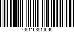 Código de barras (EAN, GTIN, SKU, ISBN): '7891106913089'