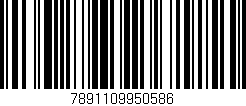 Código de barras (EAN, GTIN, SKU, ISBN): '7891109950586'