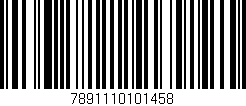 Código de barras (EAN, GTIN, SKU, ISBN): '7891110101458'