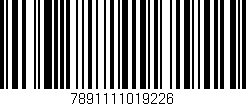 Código de barras (EAN, GTIN, SKU, ISBN): '7891111019226'