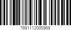 Código de barras (EAN, GTIN, SKU, ISBN): '7891112005969'
