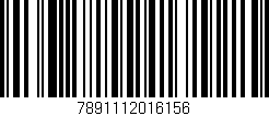 Código de barras (EAN, GTIN, SKU, ISBN): '7891112016156'