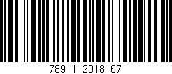 Código de barras (EAN, GTIN, SKU, ISBN): '7891112018167'