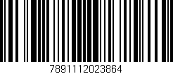 Código de barras (EAN, GTIN, SKU, ISBN): '7891112023864'
