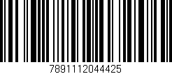 Código de barras (EAN, GTIN, SKU, ISBN): '7891112044425'