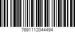 Código de barras (EAN, GTIN, SKU, ISBN): '7891112044494'