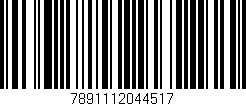 Código de barras (EAN, GTIN, SKU, ISBN): '7891112044517'