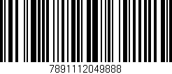 Código de barras (EAN, GTIN, SKU, ISBN): '7891112049888'