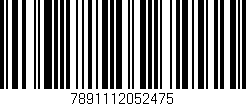Código de barras (EAN, GTIN, SKU, ISBN): '7891112052475'