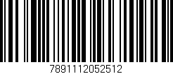 Código de barras (EAN, GTIN, SKU, ISBN): '7891112052512'