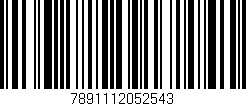 Código de barras (EAN, GTIN, SKU, ISBN): '7891112052543'