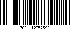 Código de barras (EAN, GTIN, SKU, ISBN): '7891112052598'