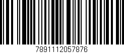 Código de barras (EAN, GTIN, SKU, ISBN): '7891112057876'