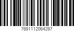 Código de barras (EAN, GTIN, SKU, ISBN): '7891112064287'