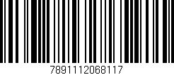 Código de barras (EAN, GTIN, SKU, ISBN): '7891112068117'