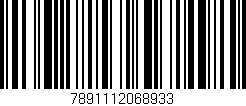 Código de barras (EAN, GTIN, SKU, ISBN): '7891112068933'