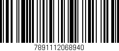 Código de barras (EAN, GTIN, SKU, ISBN): '7891112068940'