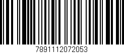Código de barras (EAN, GTIN, SKU, ISBN): '7891112072053'