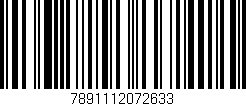 Código de barras (EAN, GTIN, SKU, ISBN): '7891112072633'