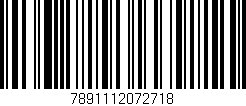 Código de barras (EAN, GTIN, SKU, ISBN): '7891112072718'