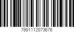 Código de barras (EAN, GTIN, SKU, ISBN): '7891112073678'