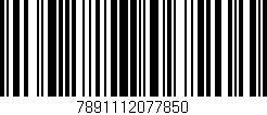 Código de barras (EAN, GTIN, SKU, ISBN): '7891112077850'